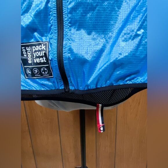 Moncler Technical Vest - Blue size L - Picture 8 of 12